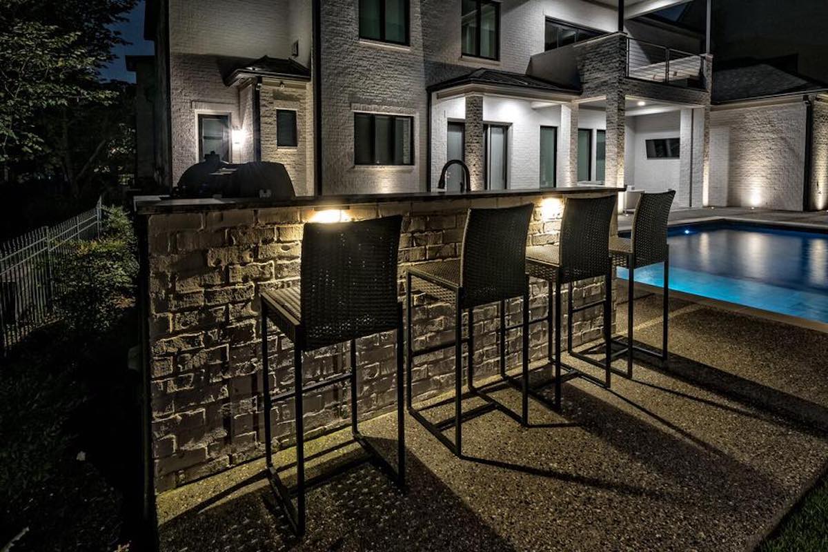 Outdoor kitchen under counter lighting hotsell